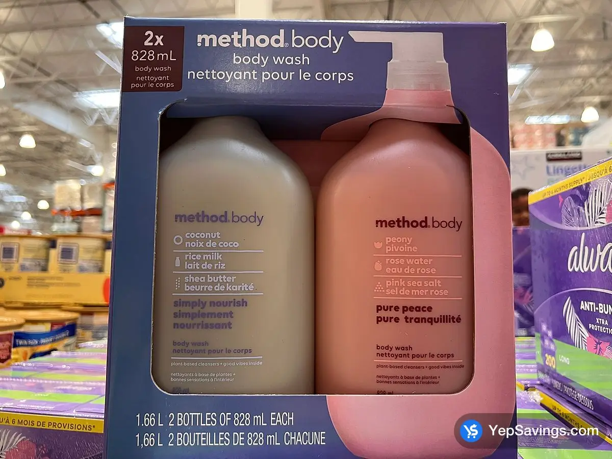 Costco METHOD BODY WASH 2 x 828mL - Canada (ITM 1831050)