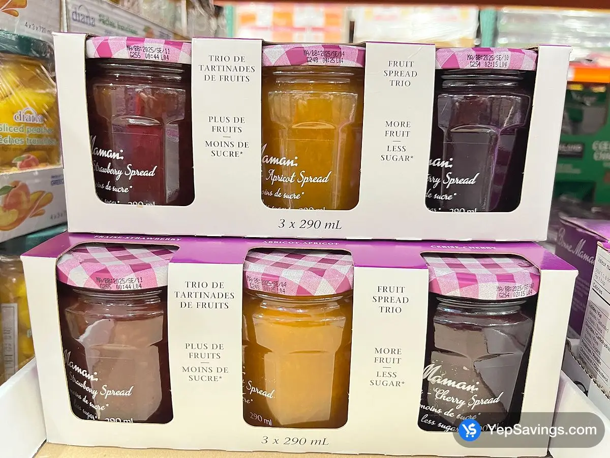 Costco BONNE MAMAN TRIO 3 x 290 mL - Canada (ITM 7894562)