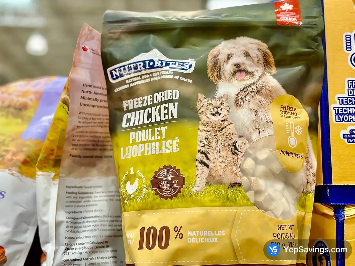 NUTRI BITES FREEZE DRIED CHICKEN 510 g ITM 1720368 at Costco