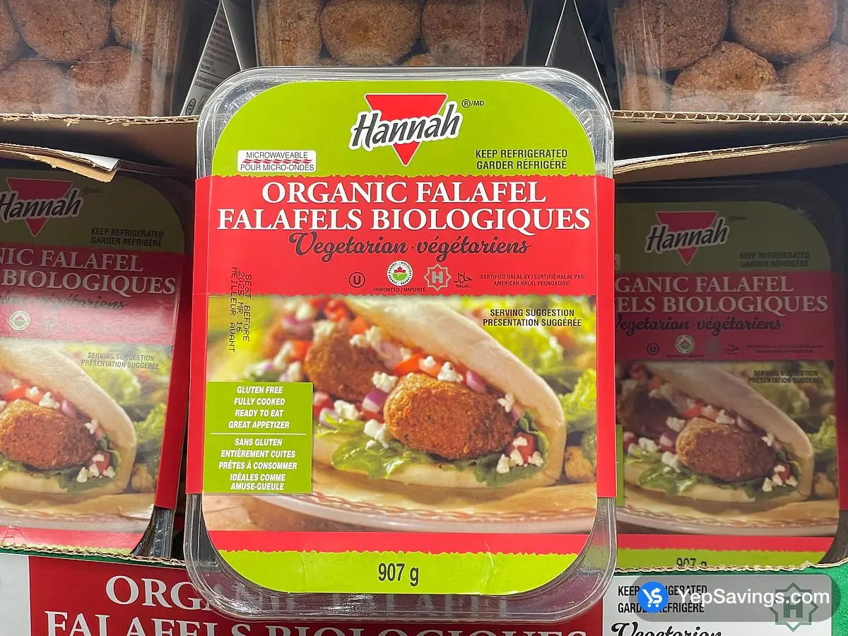 Costco HANNAH ORGANIC FALAFEL 907 g - Canada (ITM 1886408)