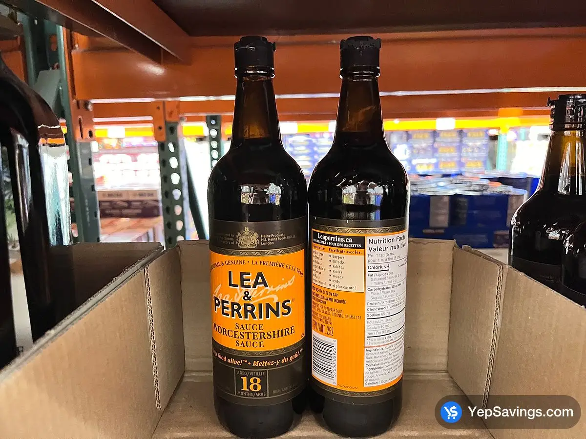 Costco LEA & PERRINS WORCESTERSHIRE SAUCE 568 ML - Canada (ITM 252)