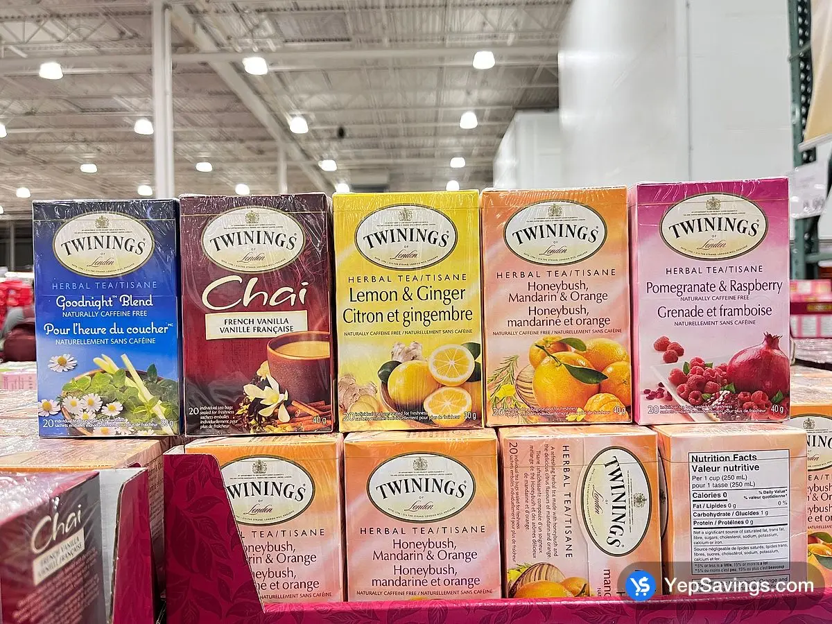 Costco TWININGS CHOICE OF 3 TWININGS TEAS ( 3 X 20 Bags ) - Canada (ITM 250720)