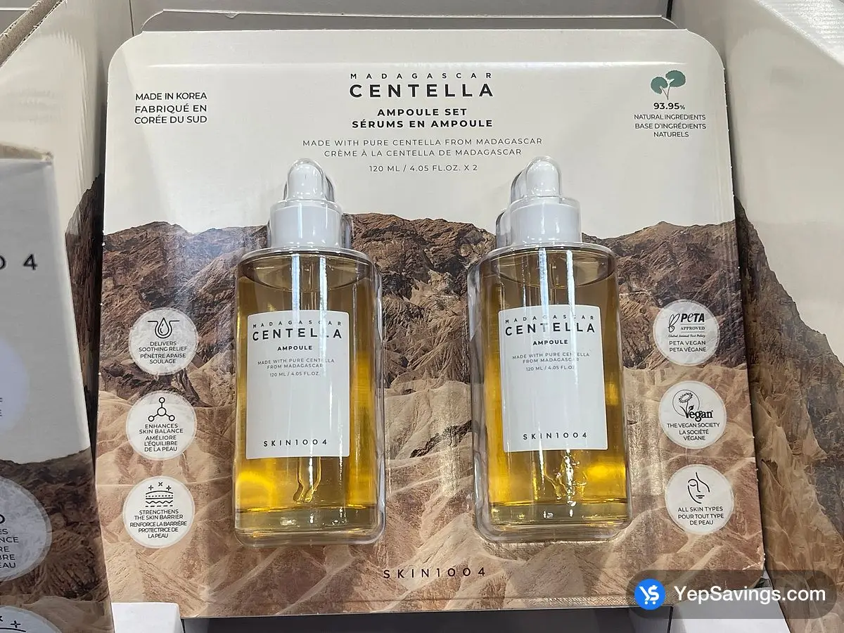 Costco SKIN1004 CENTELLA AMPOULE 2 x 120 mL - Canada (ITM 1883559)