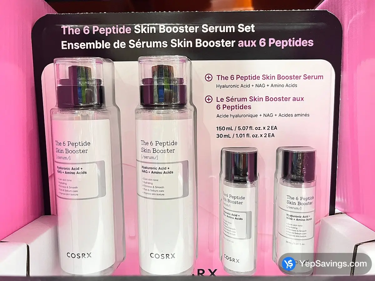 Costco COSRX PEPTIDE 6 BOOSTER 2x150 mL 2x30 mL - Canada (ITM 1879574)