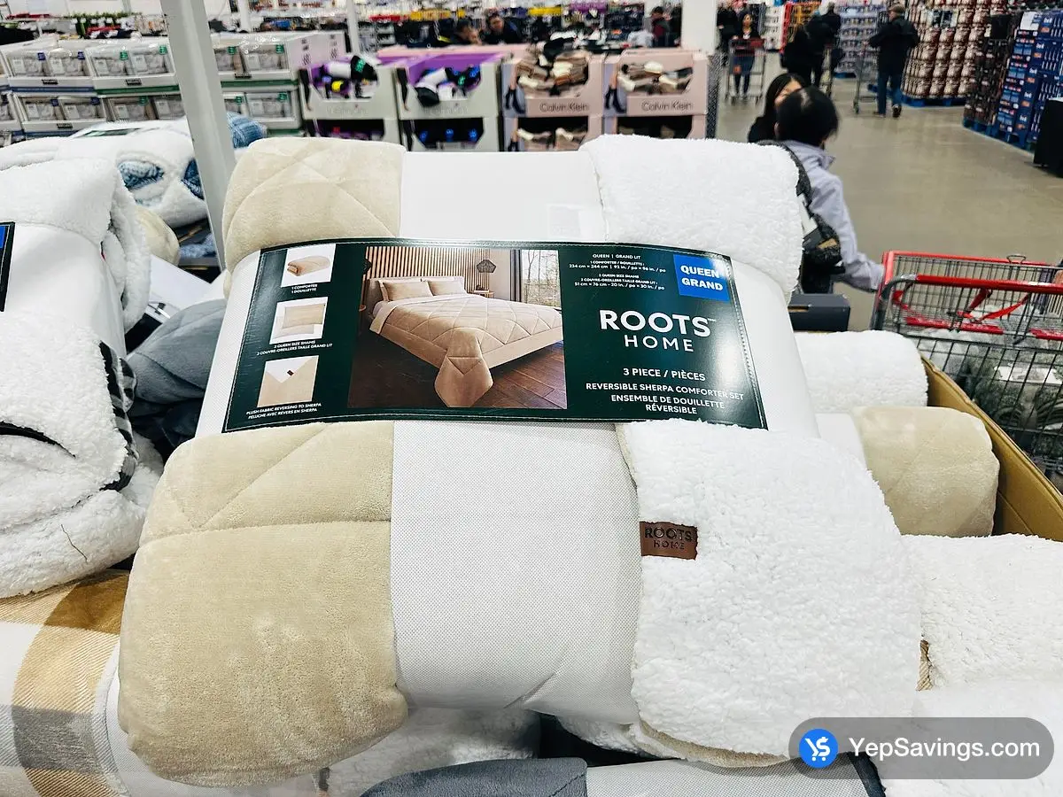 Costco ROOTS HOME COMFORTER SET QUEEN - 3PC - Canada (ITM 3435401)