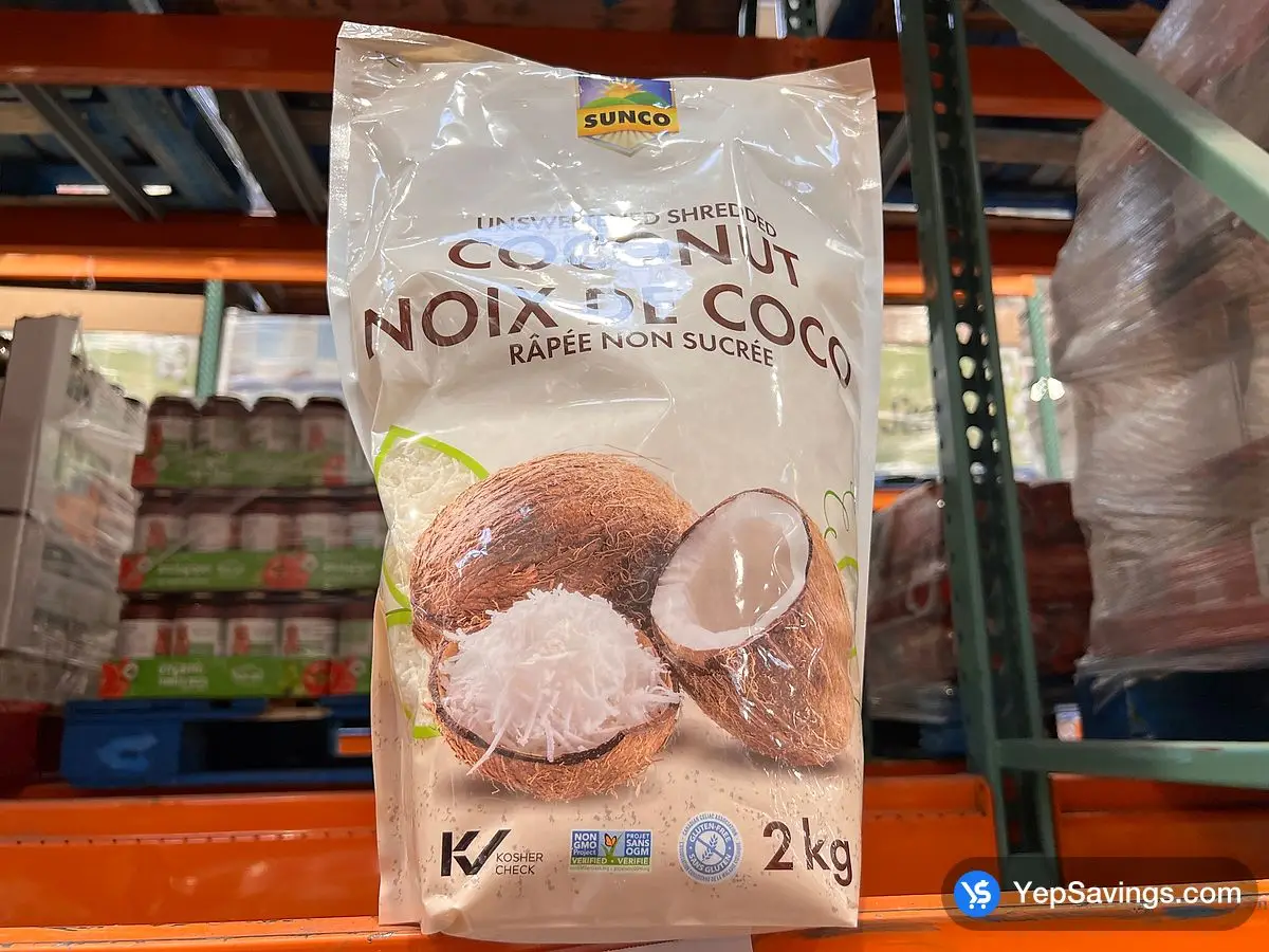 Costco SUNCO SHREDDED COCONUT 2 kg - Canada (ITM 1259958)