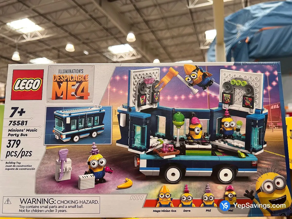 Costco LEGO ISABELLA'S FLOWERPOT MINIONS ' PARTY BUS - Canada (ITM 2404636)