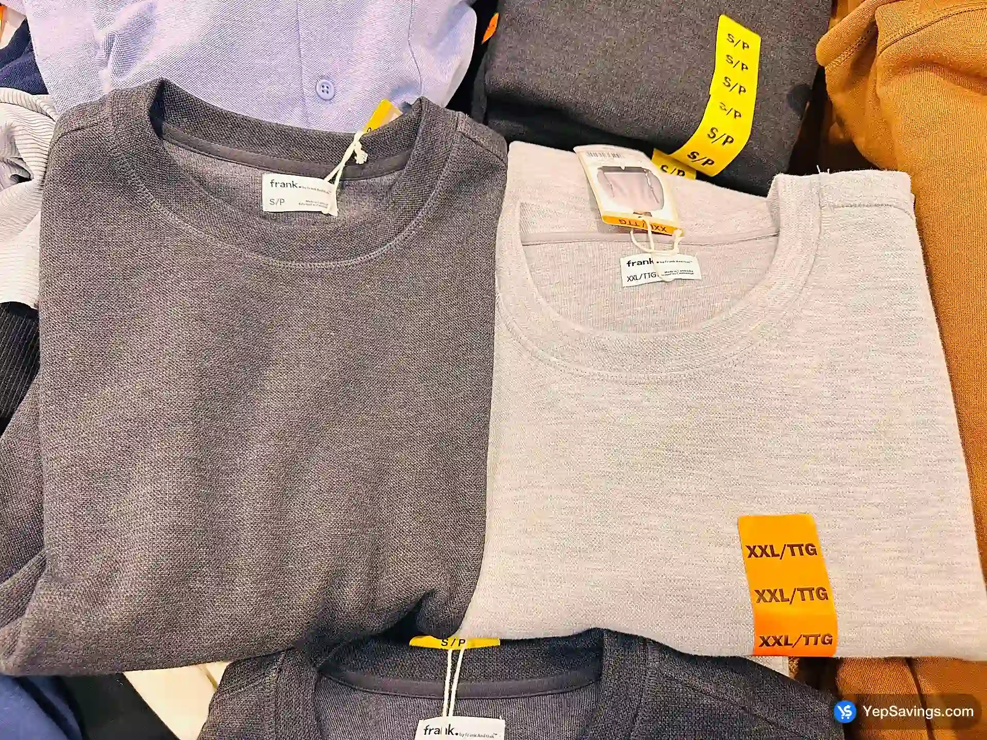 Costco FRANK BY FRANK & OAK CREWNECK SWEATER + MENS SIZES S - XXL - Canada (ITM 1932500)