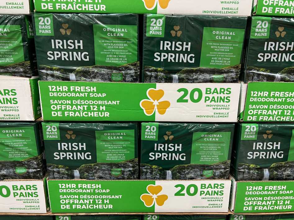 IRISH SPRING DEODORANT SOAP 20 x 113 g ITM 5754000 at Costco