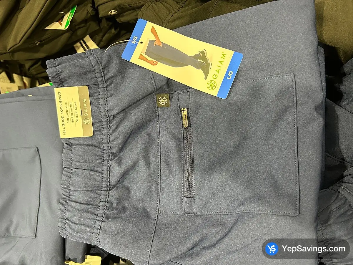 Costco GAIAM LUNGE WOVEN PANT + MEN'S SIZES S - XXL - Canada (ITM 1860040)