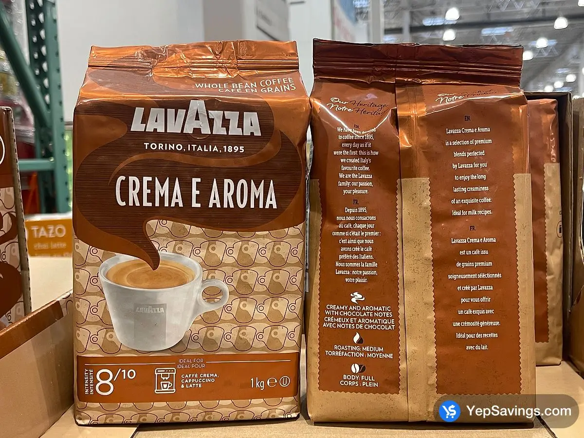 LAVAZZA CREAM & ARMORA COFFEE 1 kg ITM 599010 at Costco