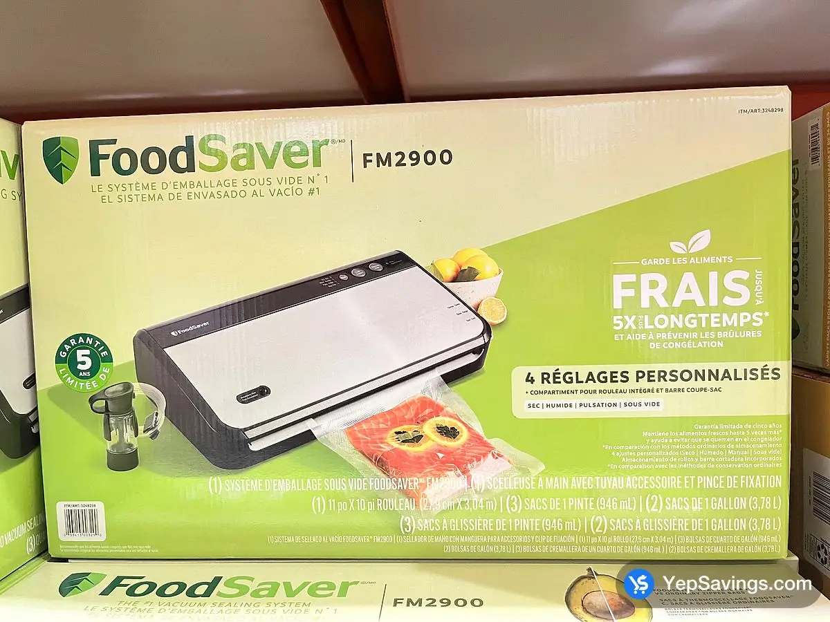 Costco FOODSAVER VACUUM SEALING MULTI USE SYSTEM - Canada (ITM 3248298)