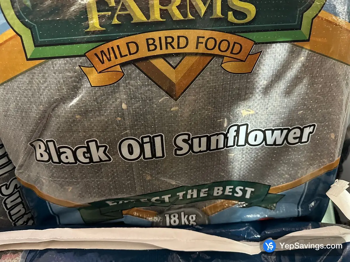 Costco WILD BIRD SUNFLOWER SEEDS 18 kg - Canada (ITM 133355)