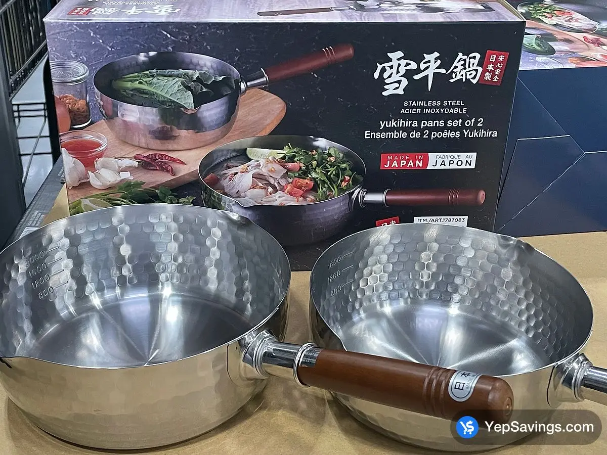 Costco YUKIHIRA SAUCEPAN SET 2 PIECE - Canada (ITM 1787083)