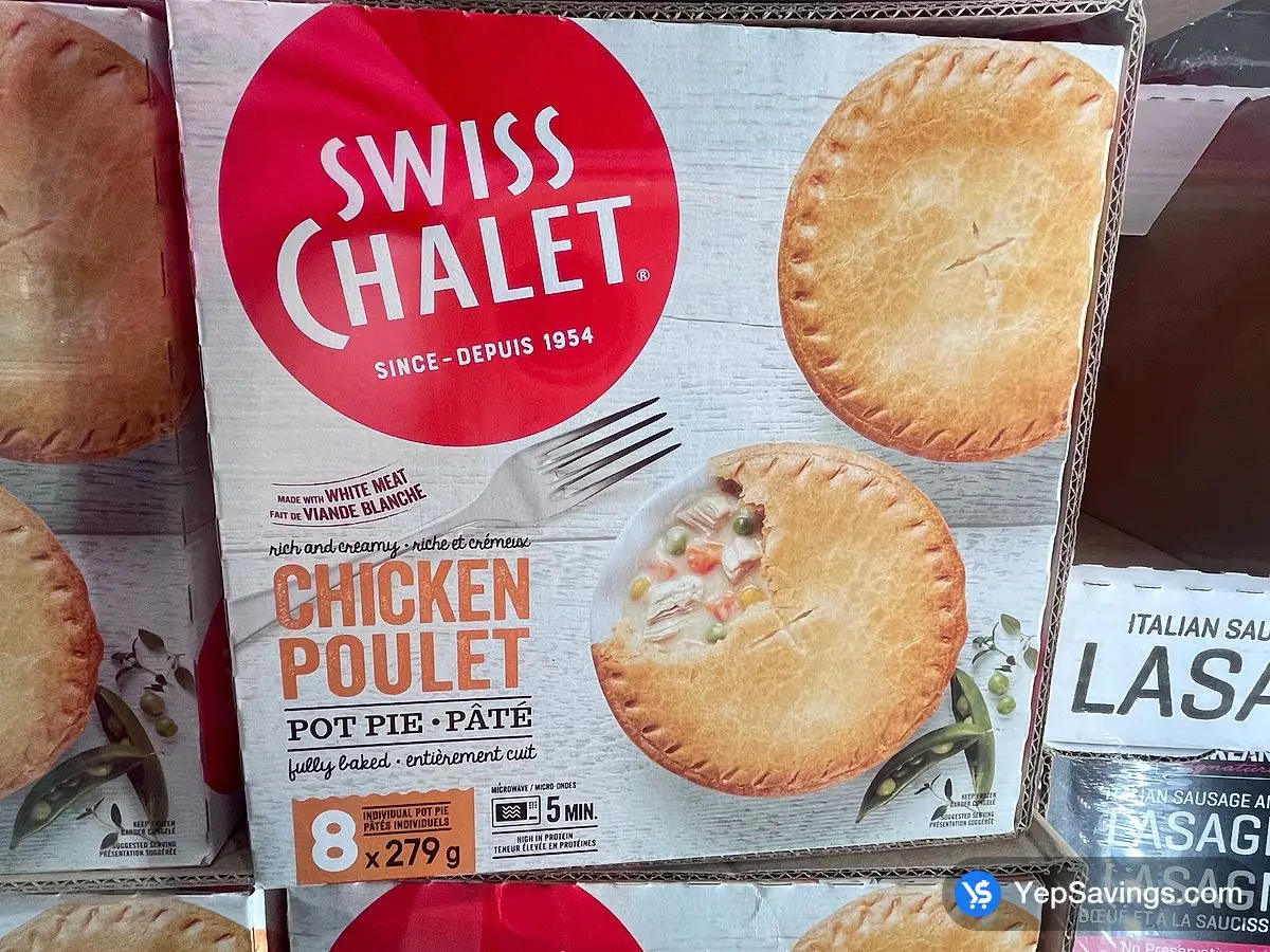 SWISS CHALET CHICKEN POT PIE 8X2798 ITM 1173025 at Costco