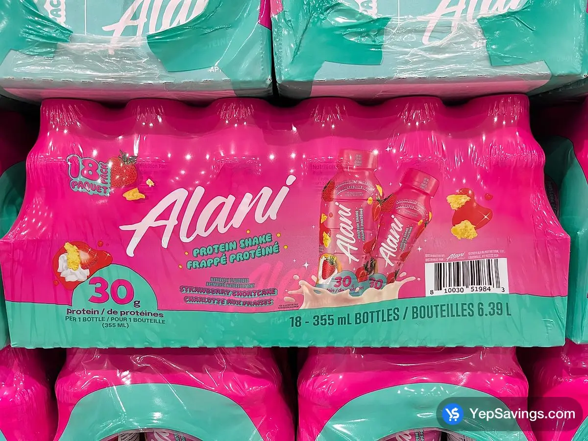 Costco ALANI NU PROTEIN SHAKE 18 x 355 mL - Canada (ITM 1868766)