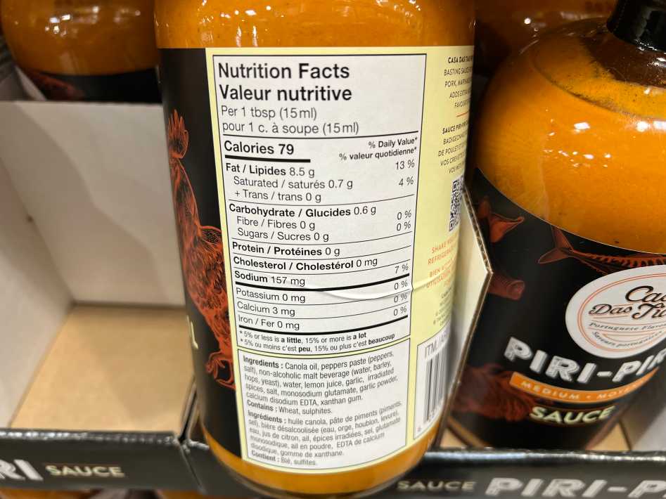 Costco CASA DAS TIAS PIRI - PIRI SAUCE 1 L - Canada (ITM 1682107)