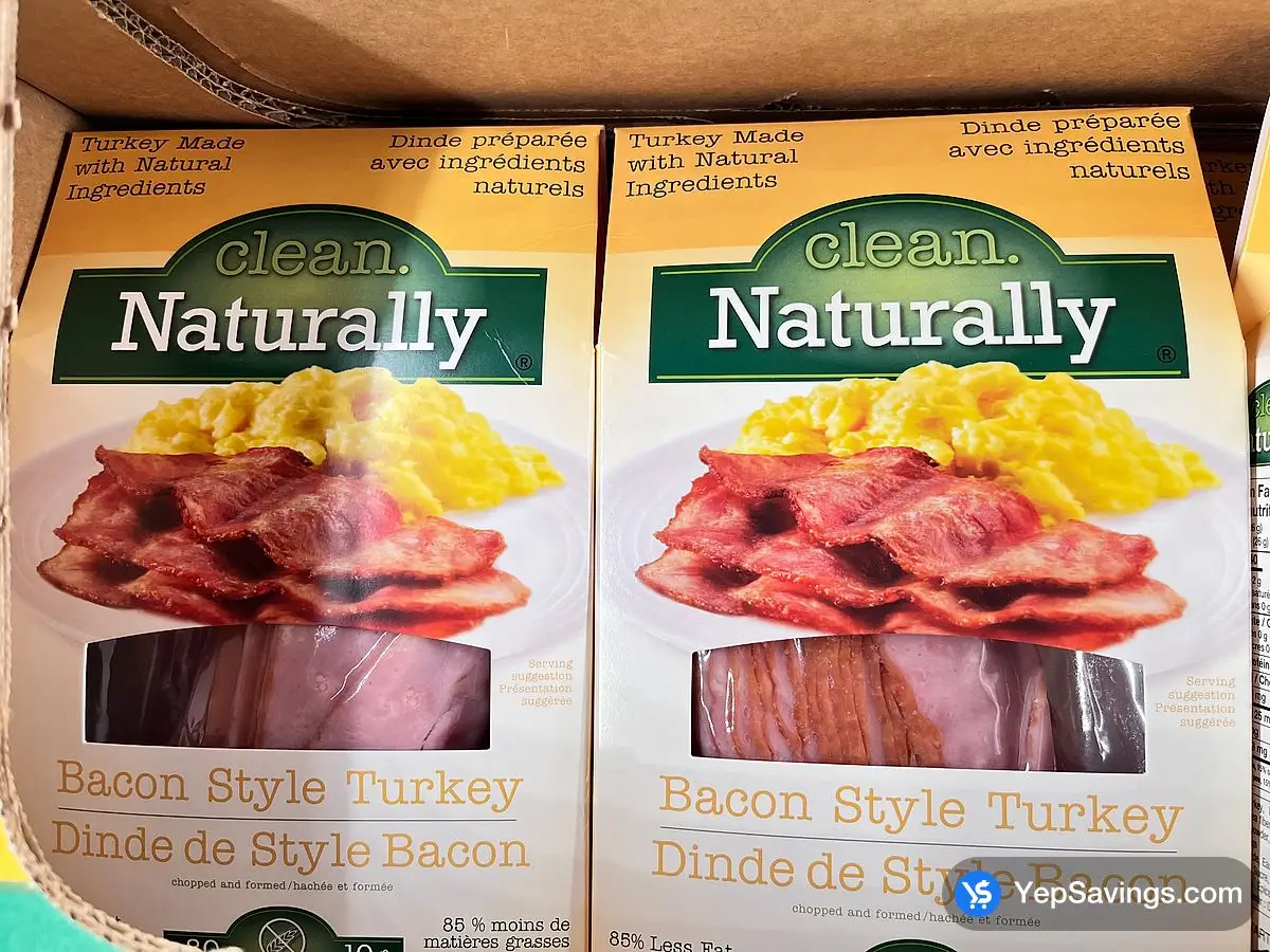 Costco LITE LIFE BACON STYLE TURKEY 2 x 500 g - Canada (ITM 424880)