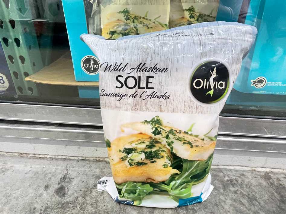 Costco OLIVIA WILD ALASKAN SOLE 1.13 kg - Canada (ITM 1275746)