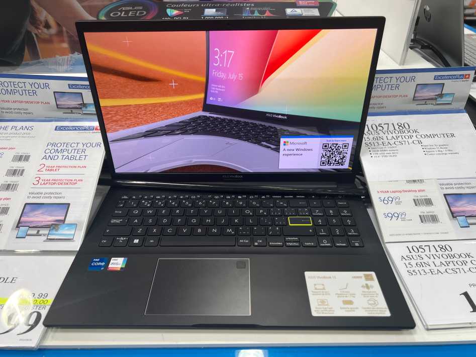 Costco ASUS VIVOBOOK 15.6IN LAPTOP COMPUTER S513-EA-CS71-CB - Canada (ITM 1057180)