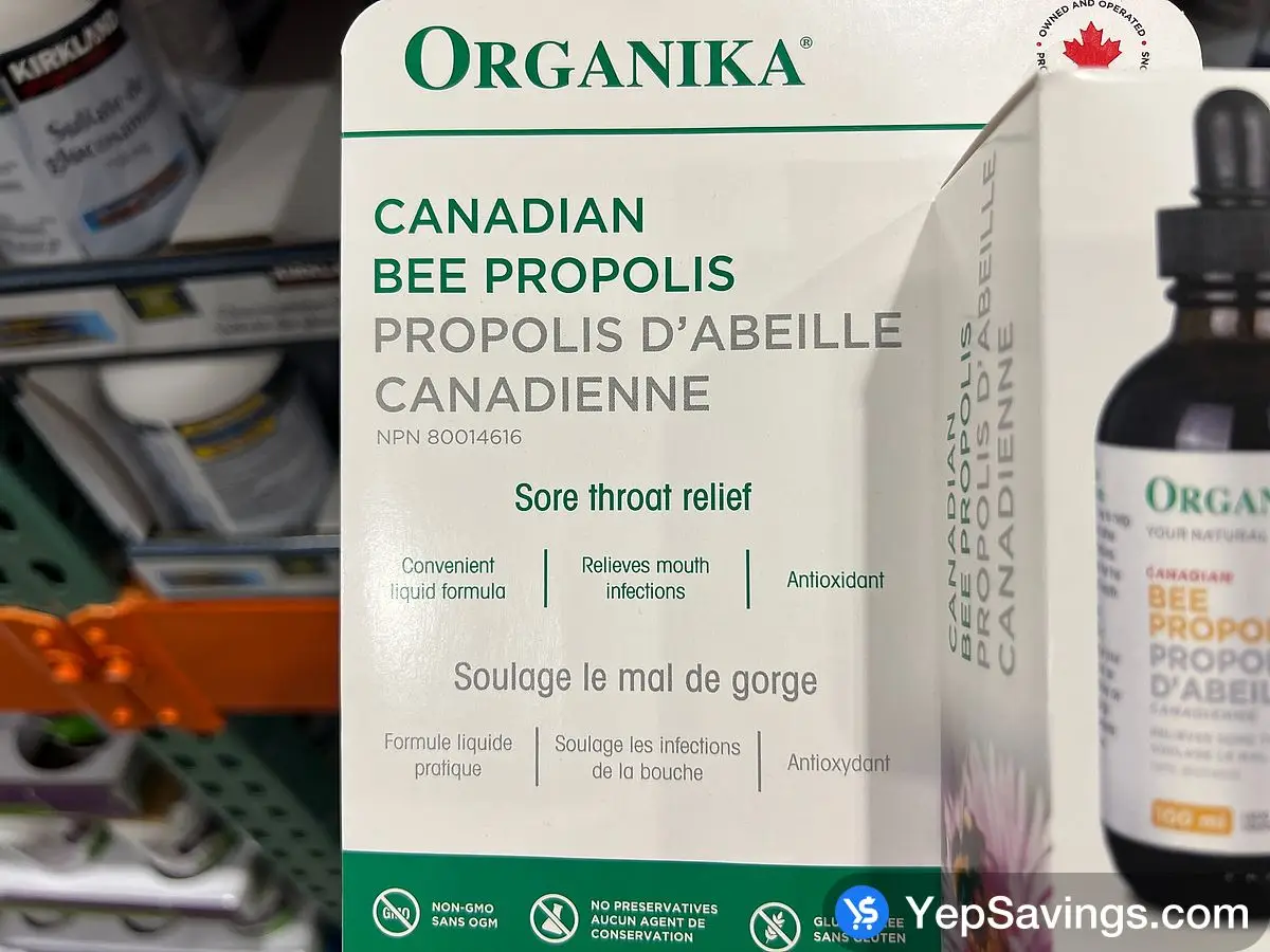 ORGANIKA LIQUID BE PROPOLIS 100 mL ITM 1153583 at Costco