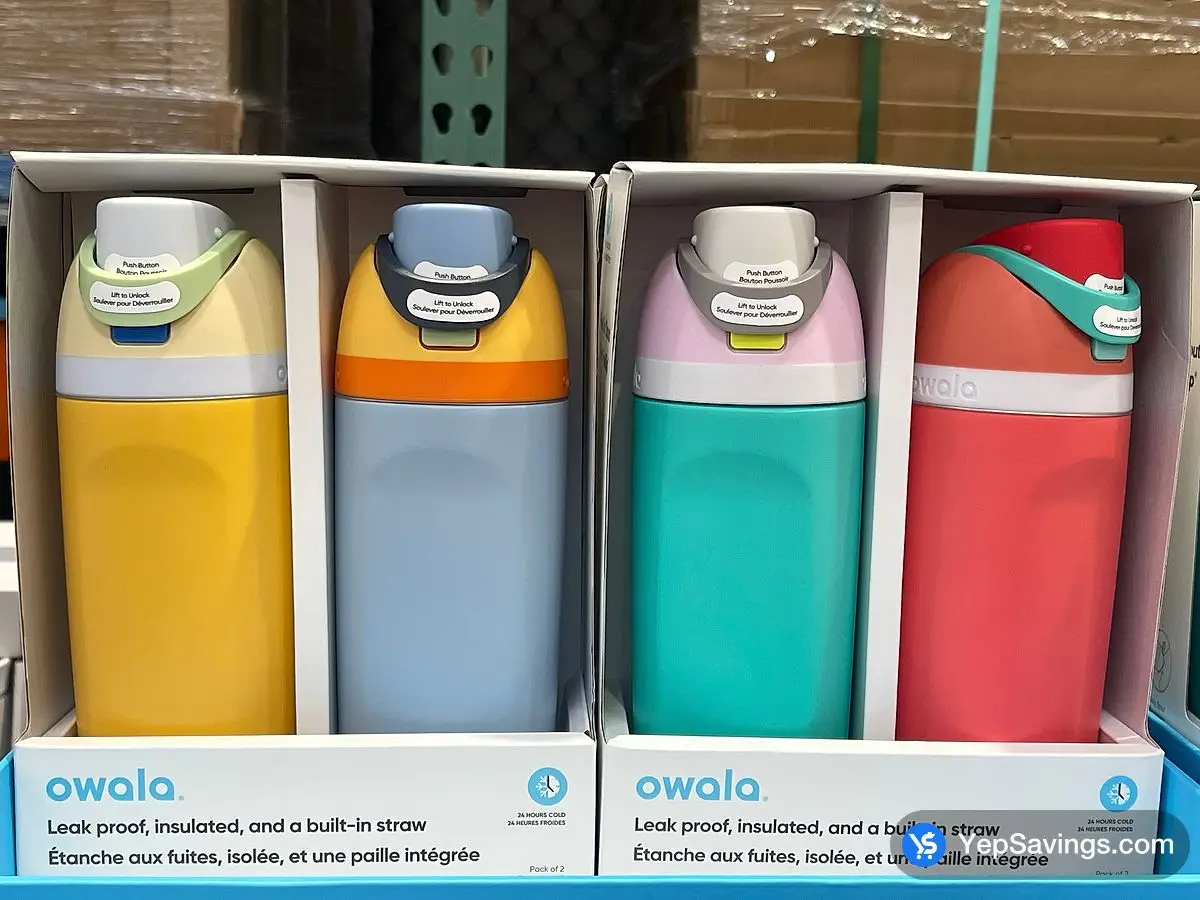 Costco OWALA WATER BOTTLES PACK OF 2 , 160Z - Canada (ITM 1856617)