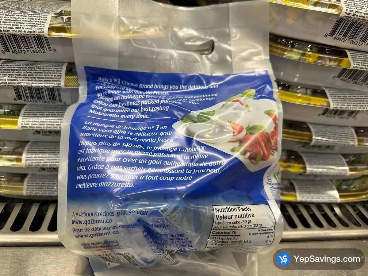 Costco GALBANI FRESH MOZZARELLA 3 x 227 g - Canada (ITM 1836212)