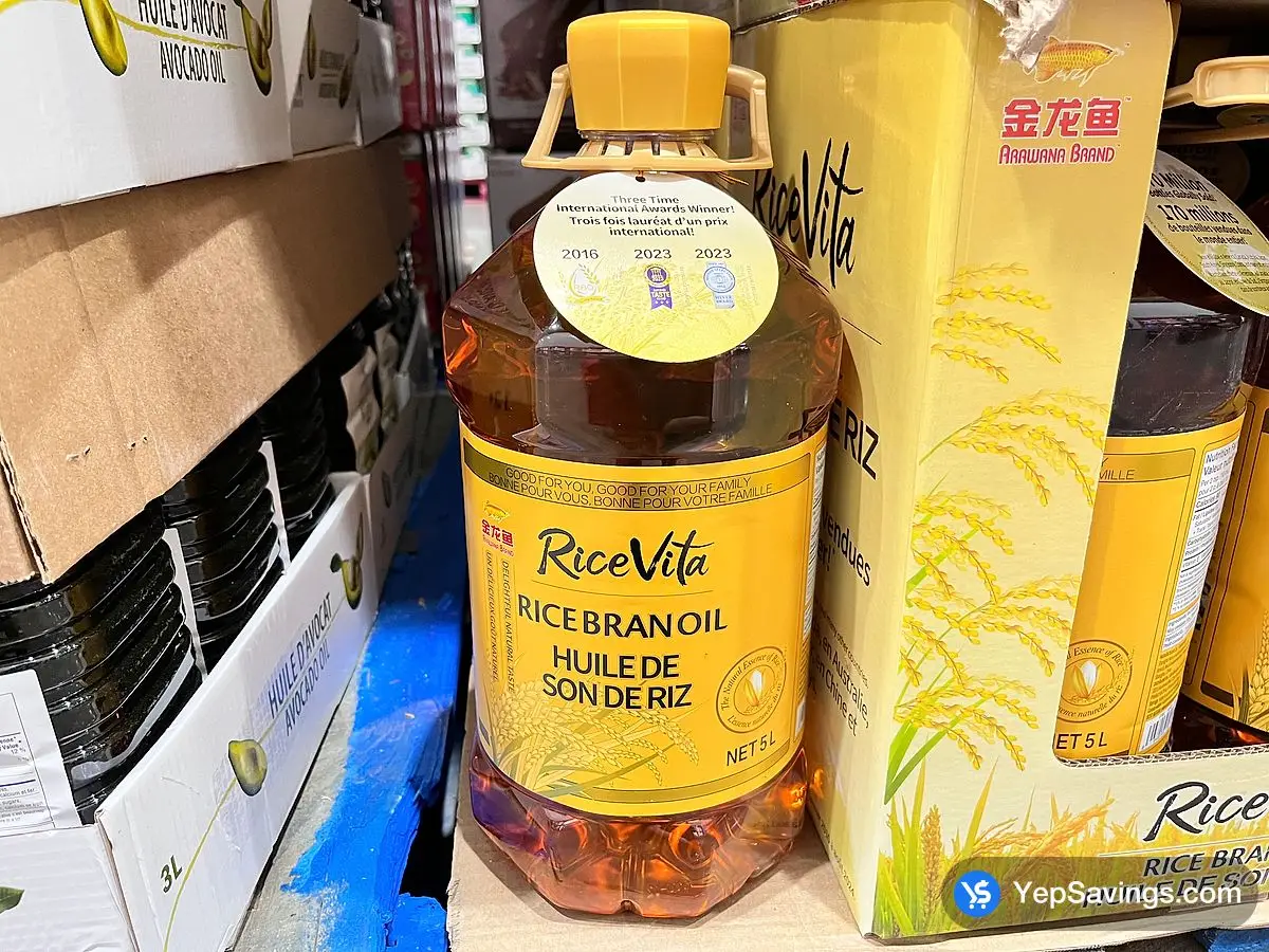 Costco ARAWANA RICEVITA RICE BRAN OIL 5 L - Canada (ITM 1877339)