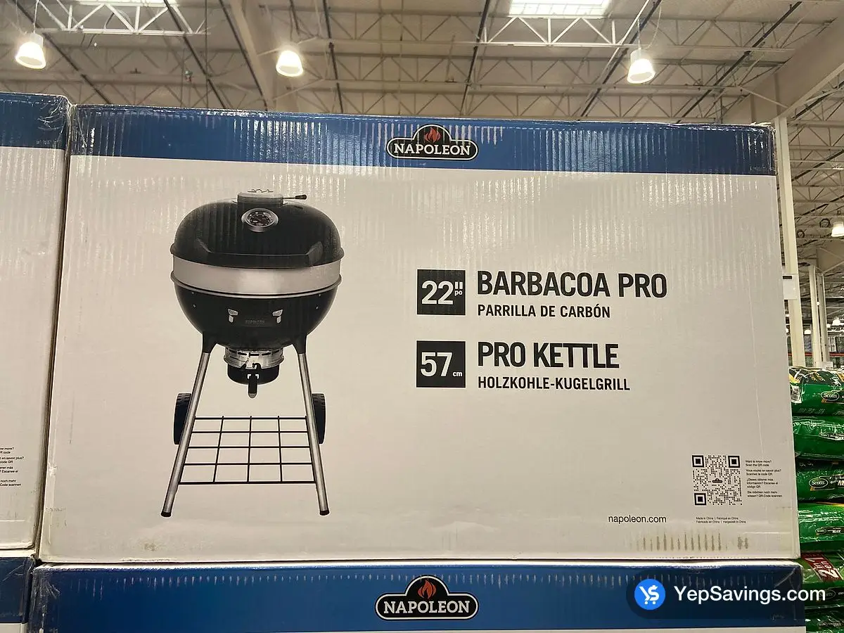 Costco NAPOLEON 22 " KETTLE CHARCOAL GRILL - Canada (ITM 1860095)