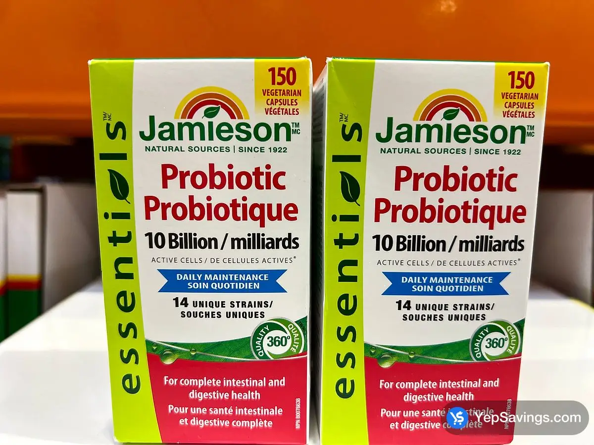 Costco JAMIESON PROBIOTIC 150 T12L120P720FBP480 150 count - Canada (ITM 5651913)