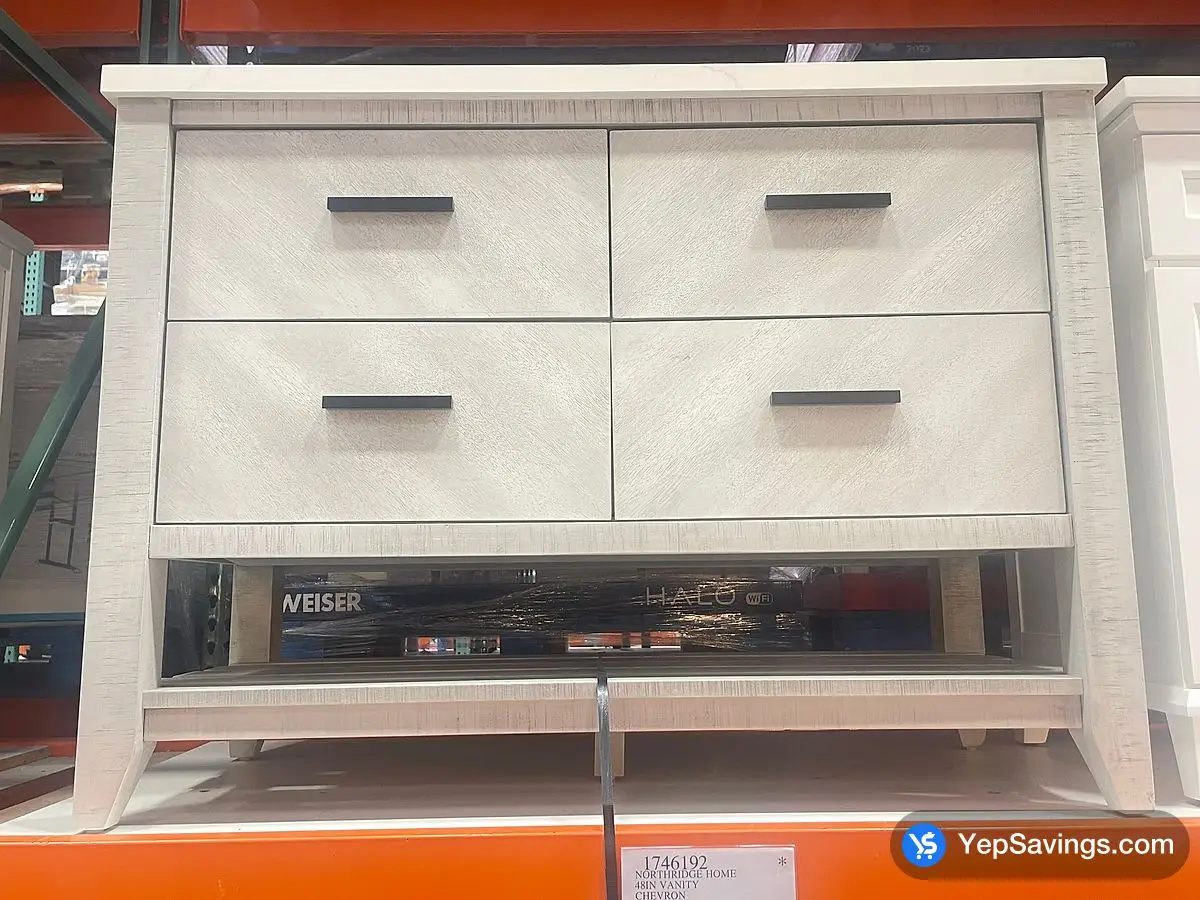 Costco NORTHRIDGE HOME 48IN VANITY CHEVRON - Canada (ITM 1746192)