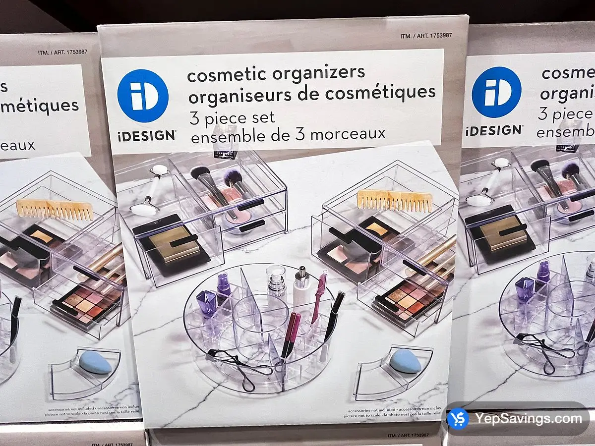 Costco IDESIGN COSMETIC ORGANIZER 3 PIECES - Canada (ITM 1753987)
