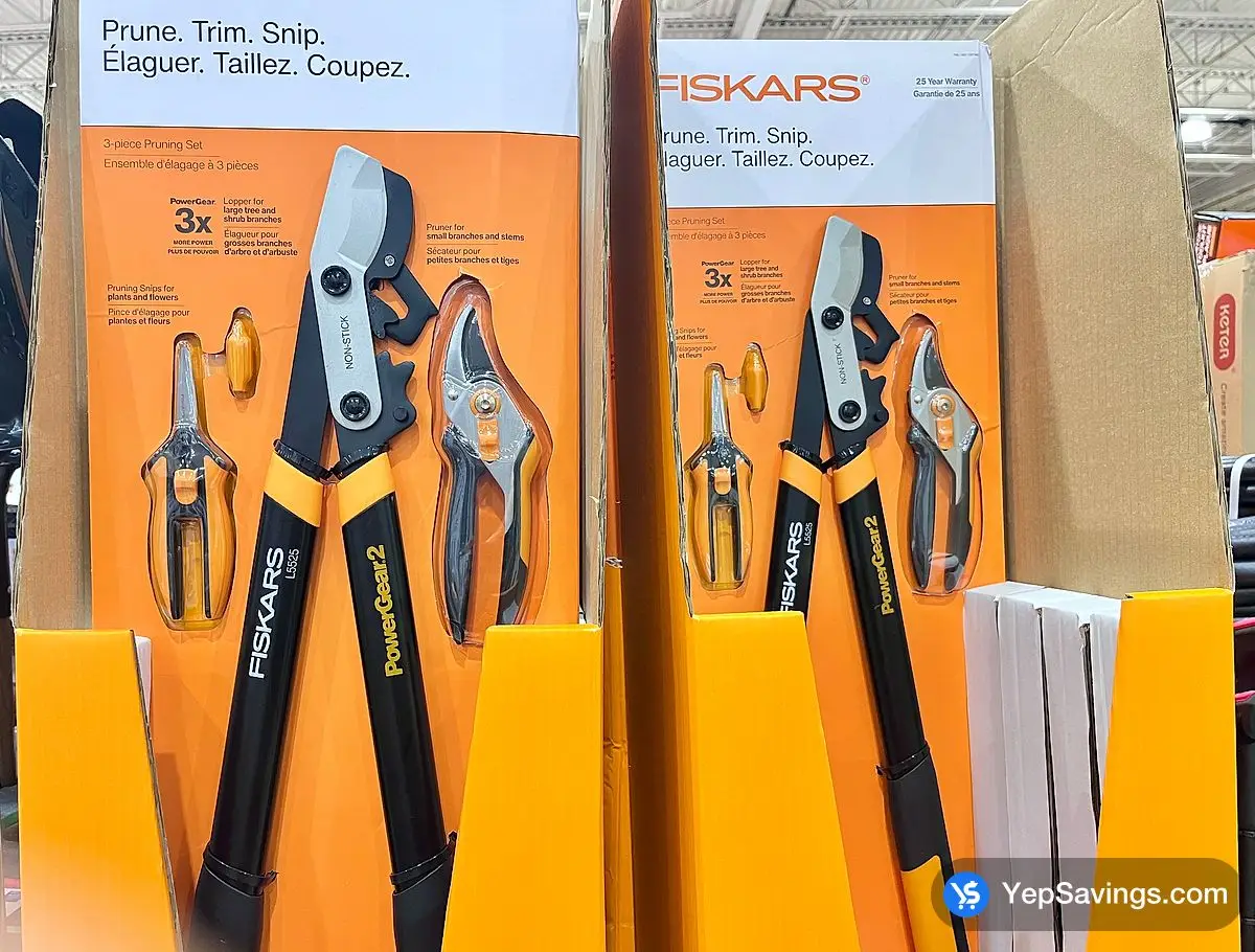 Costco FISKARS PRUNER SET 3 PIECES - Canada (ITM 1767190)