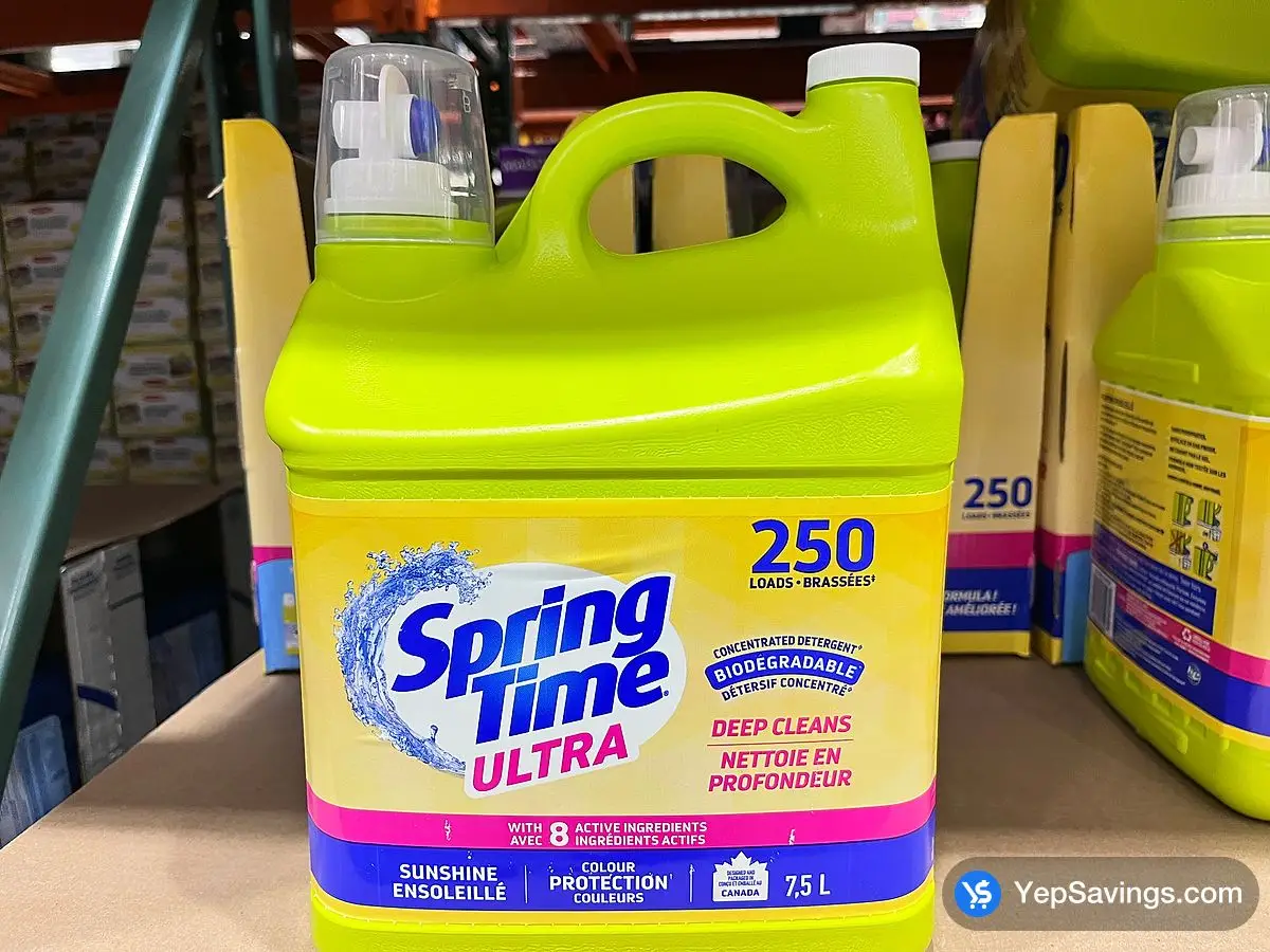 Costco SPRING TIME ULTRA 250 WASHLOADS - Canada (ITM 1834832)