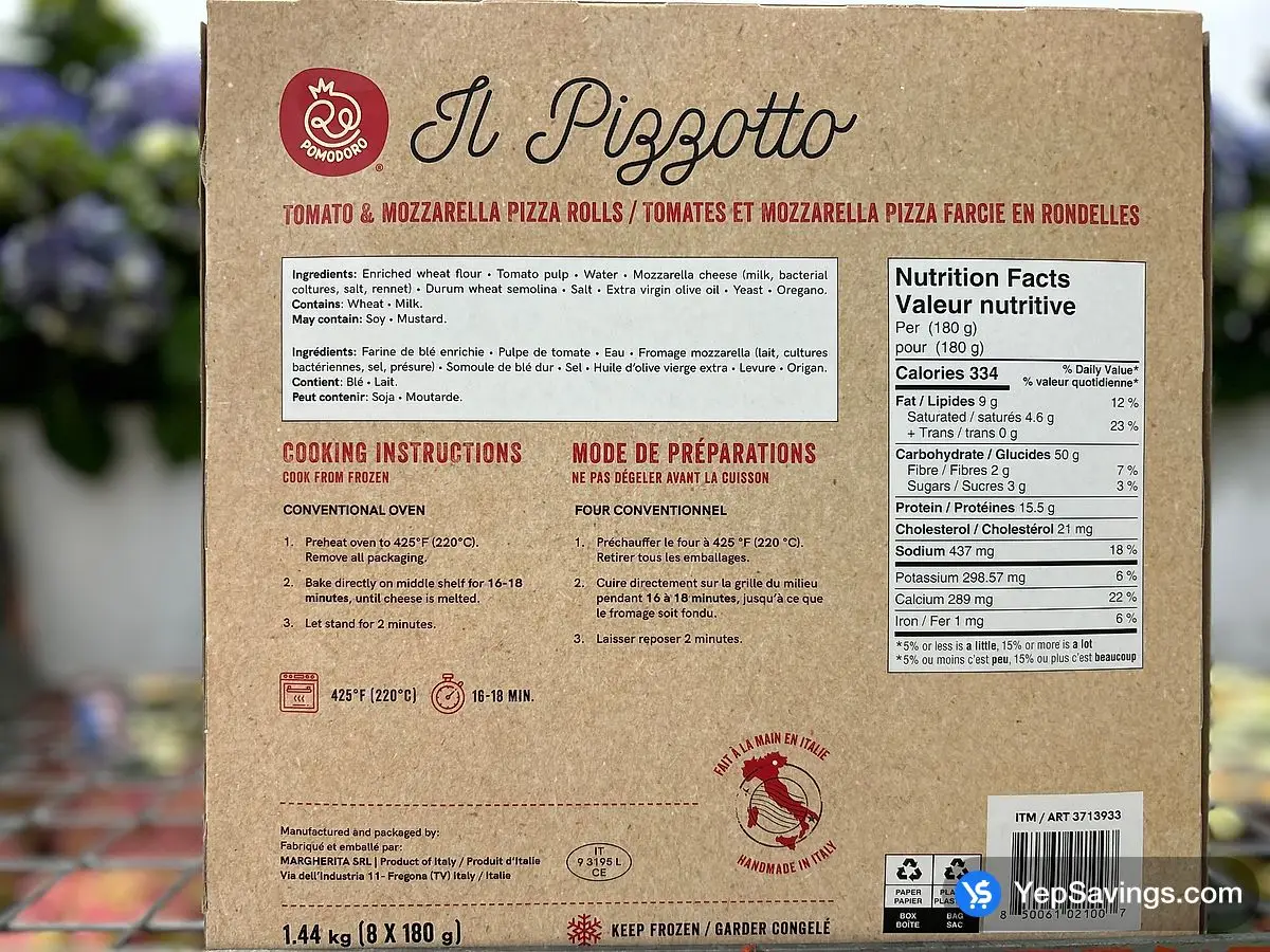 POMODORO IL PIZZOTTO 1.44 kg ITM 3713933 at Costco