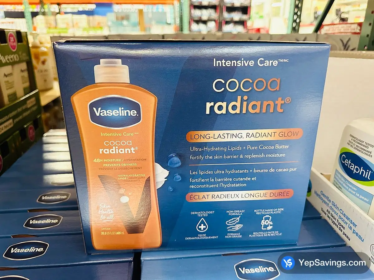 VASELINE COCOA RADIANT 3 x 600 mL ITM 1835219 at Costco