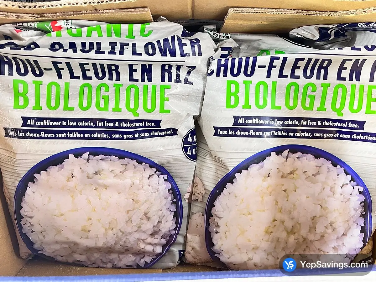 Costco EMILIA FOODS RICED CAULIFLOWER 1.8 kg - Canada (ITM 2123429)