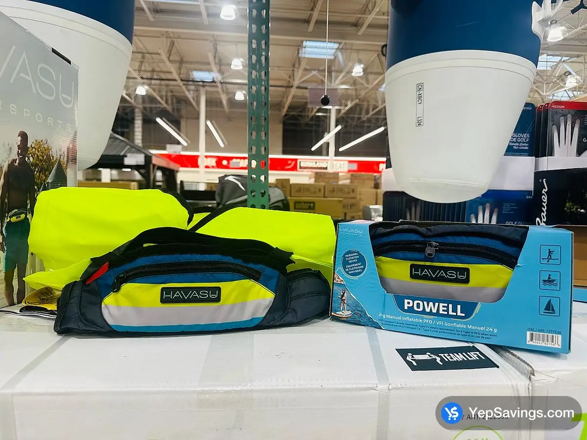 Costco HAVASU MANUAL INFLATEABLE BELT PACK PFD - Canada (ITM 1777530)