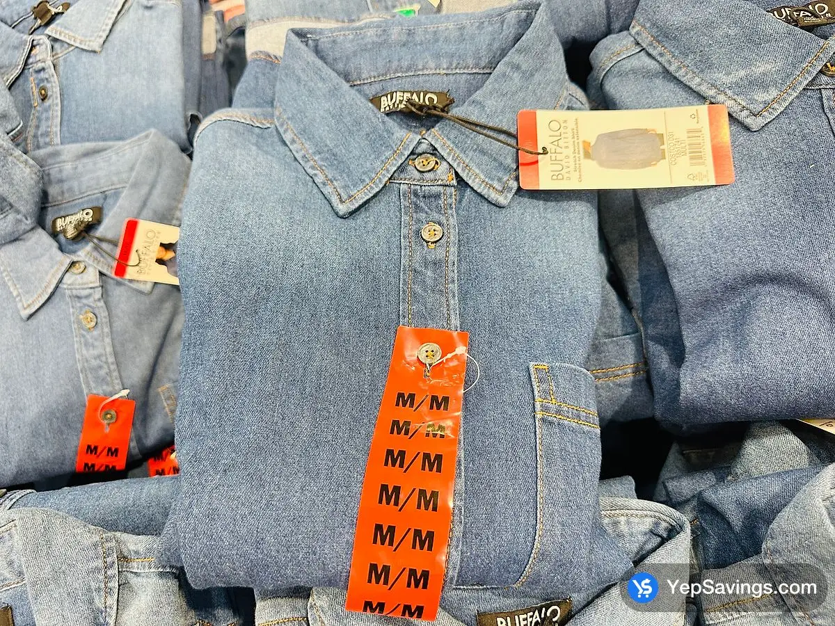 Costco BUFFALO DENIM SHIRT + LADIES SIZES S - XXL - Canada (ITM 1851740)