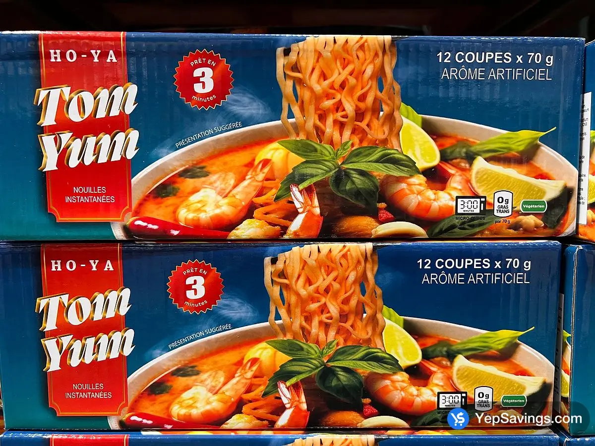 Costco HO - YA TOM YUM RAMEN 12 x 70 g - Canada (ITM 1850369)