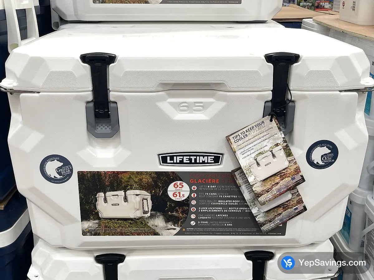 Costco LIFETIME COOLER 61.5 L ( 65 QT ) - Canada (ITM 1524159)