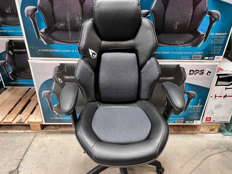 TRUE INNOVATIONS DPS GREY GAMING CHAIR ADJUSTABLE HEIGHT at Costco 3180 Laird Rd Mississauga Oakville