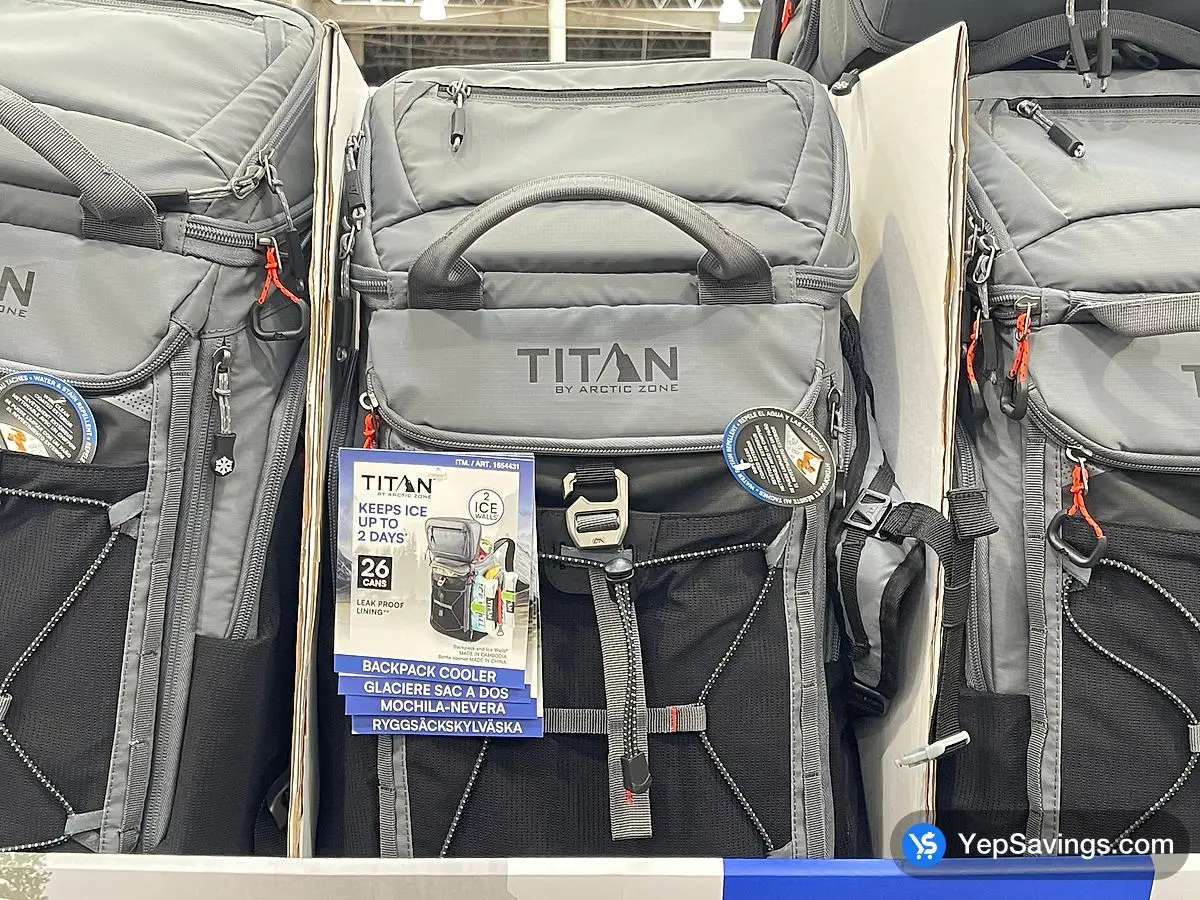 Costco TITAN BACKPACK COOLER 26 CAN CAPACITY - Canada (ITM 1654431)
