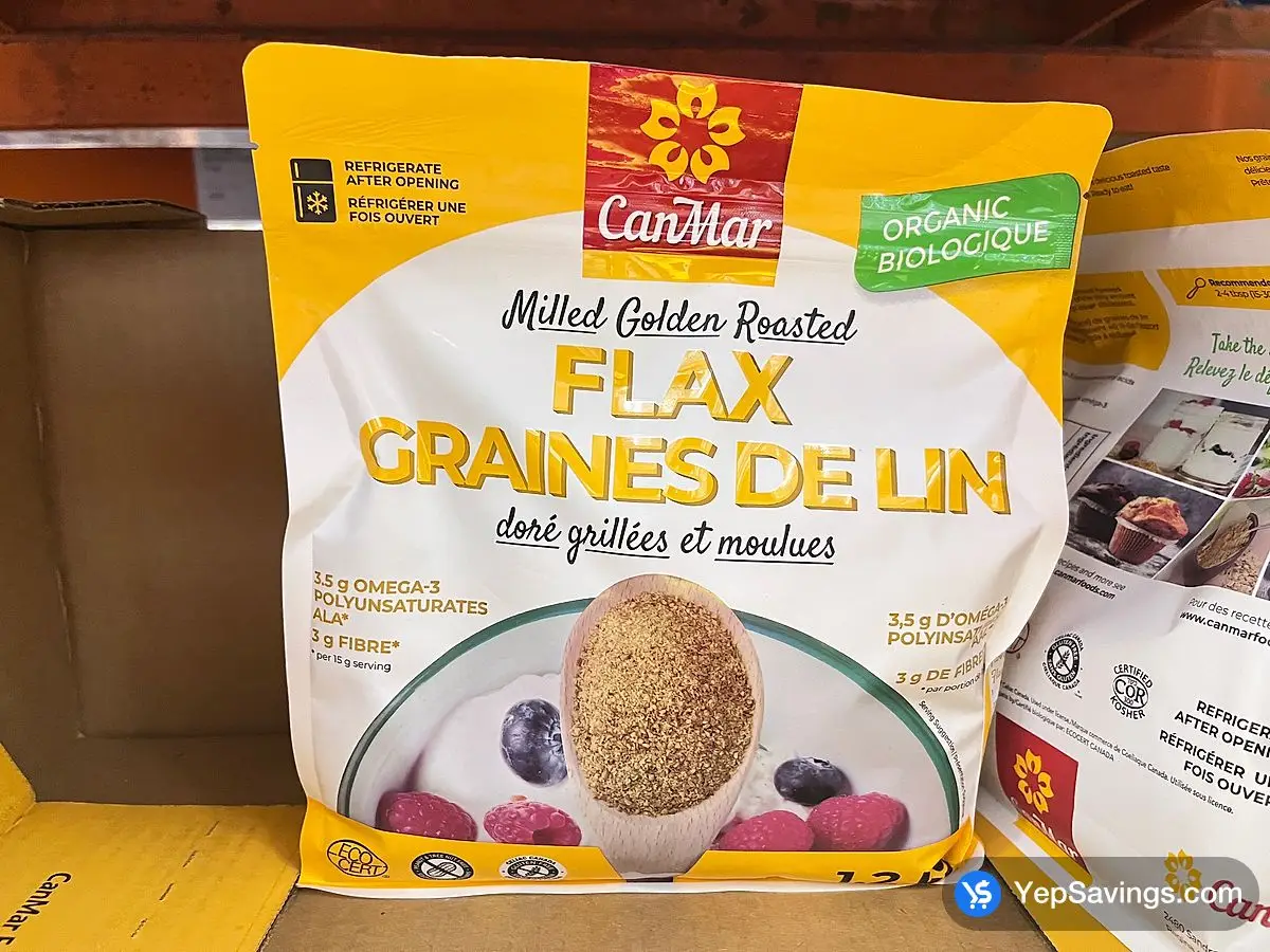 CANMAR ORGANIC MILLED FLAX 1.2 kg ITM 1345530 at Costco