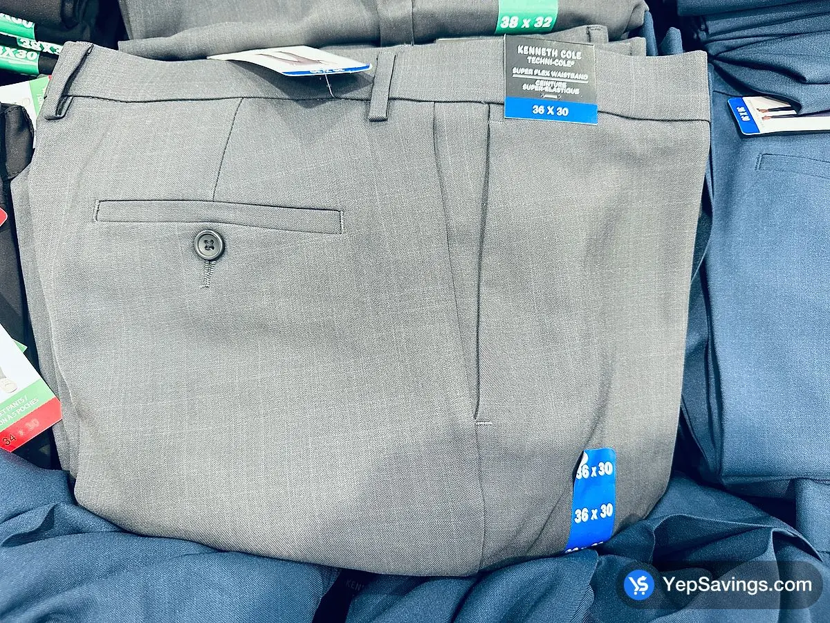 Costco KENNETH COLE DRESS PANT + MENS SIZES 30-42 - Canada (ITM 1797803)