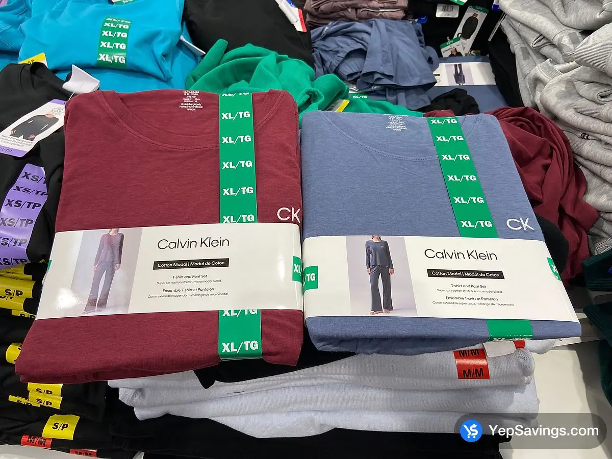 Costco CALVIN KLEIN 2 PIECE PYJAMA SET + LADIES SIZES XS - XL - Canada (ITM 4103000)
