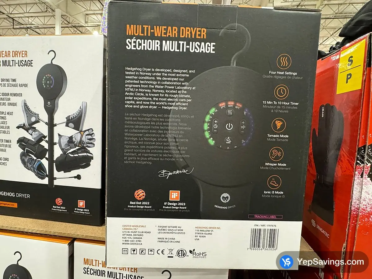 Costco HEDGEHOG MULTI - WEAR DRYER - Canada (ITM 1797676)