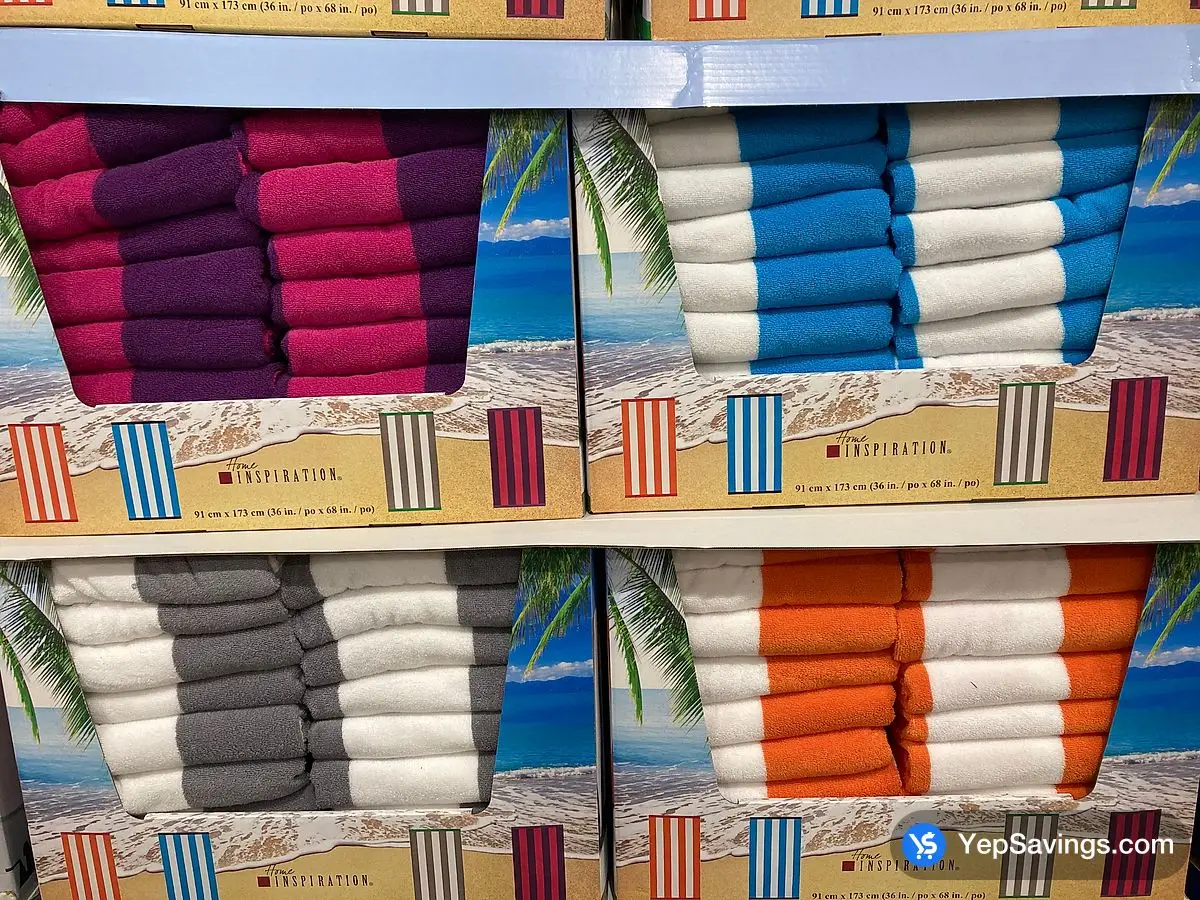 Costco BEACH TOWEL 100% COTTON 40IN×70IN - Canada (ITM 9917618)