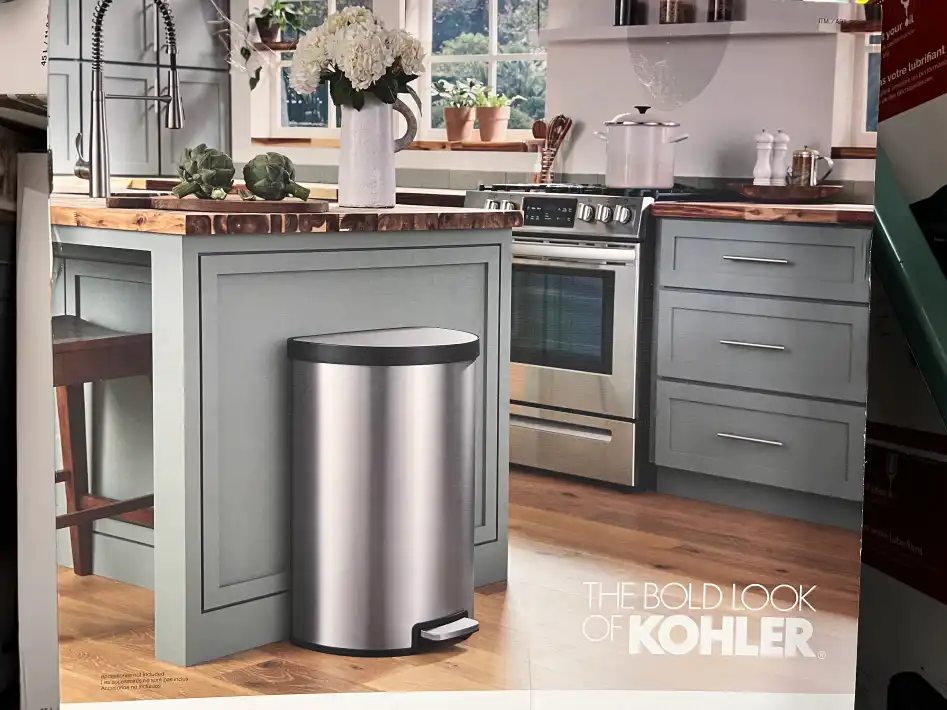 KOHLER SEMI - ROUND STEP CAN 45L ITM 2323044 at Costco