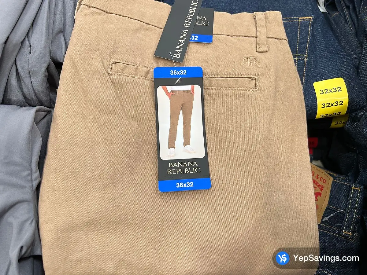 Costco BANANA REPUBLIC CHINO PANT + MENS SIZES 30-42 - Canada (ITM 1746271)